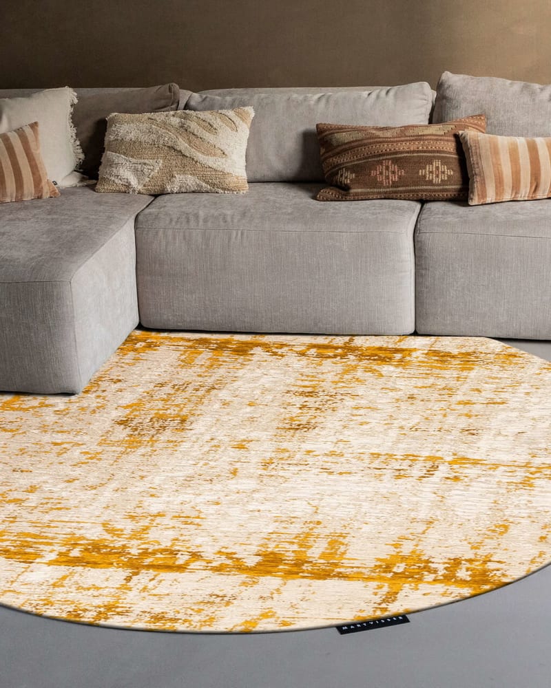 Mart Visser Rond vloerkleed Custard Warmth - Prosper 63