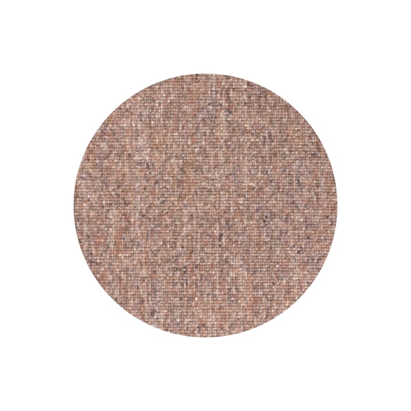 Beach Life 93 - Rond Wollen vloerkleed in Beige/ soft pink