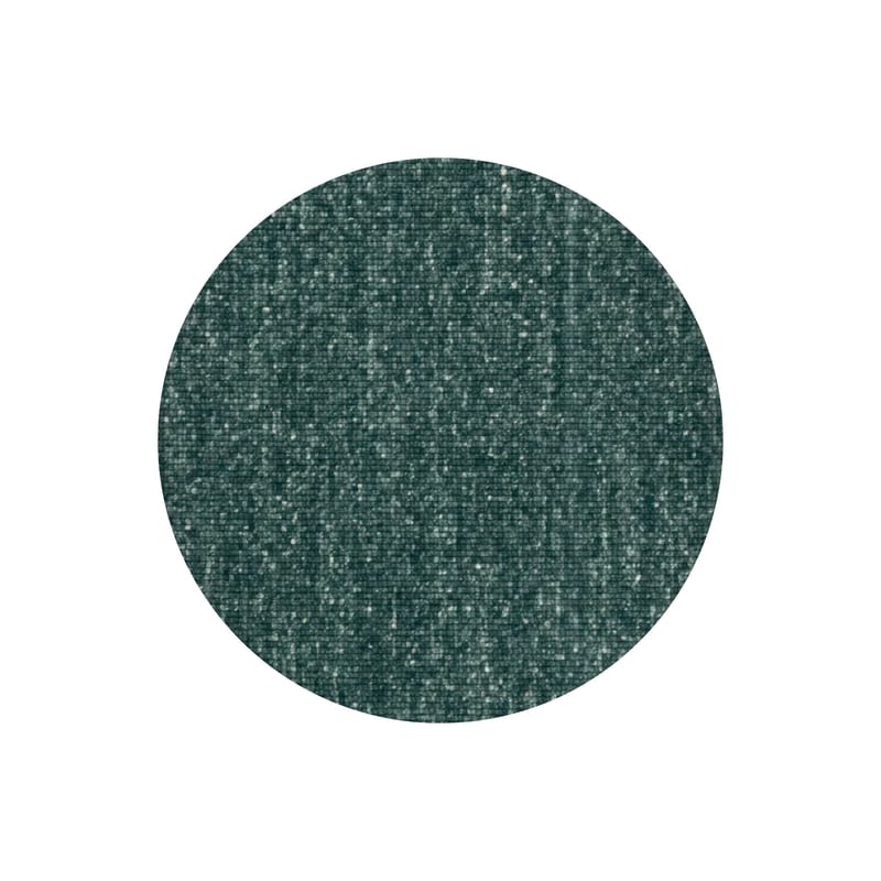 Beach Life 58 - Rond Wollen vloerkleed in Emerald Green