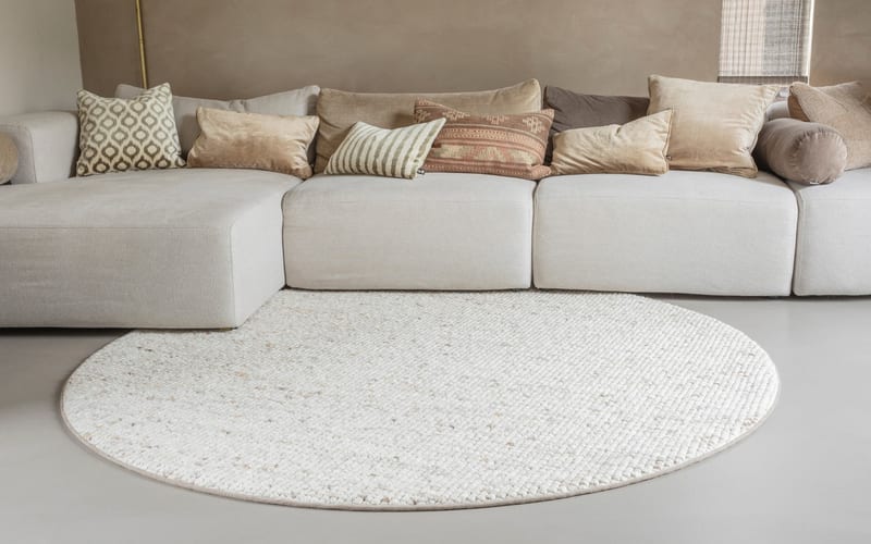 Beach Life 13 - Rond Wollen vloerkleed