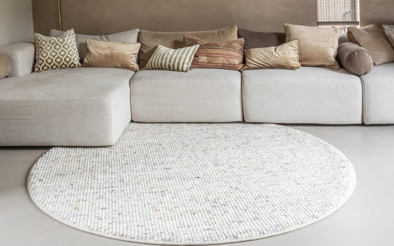 Beach Life 16 - Rond Wollen vloerkleed