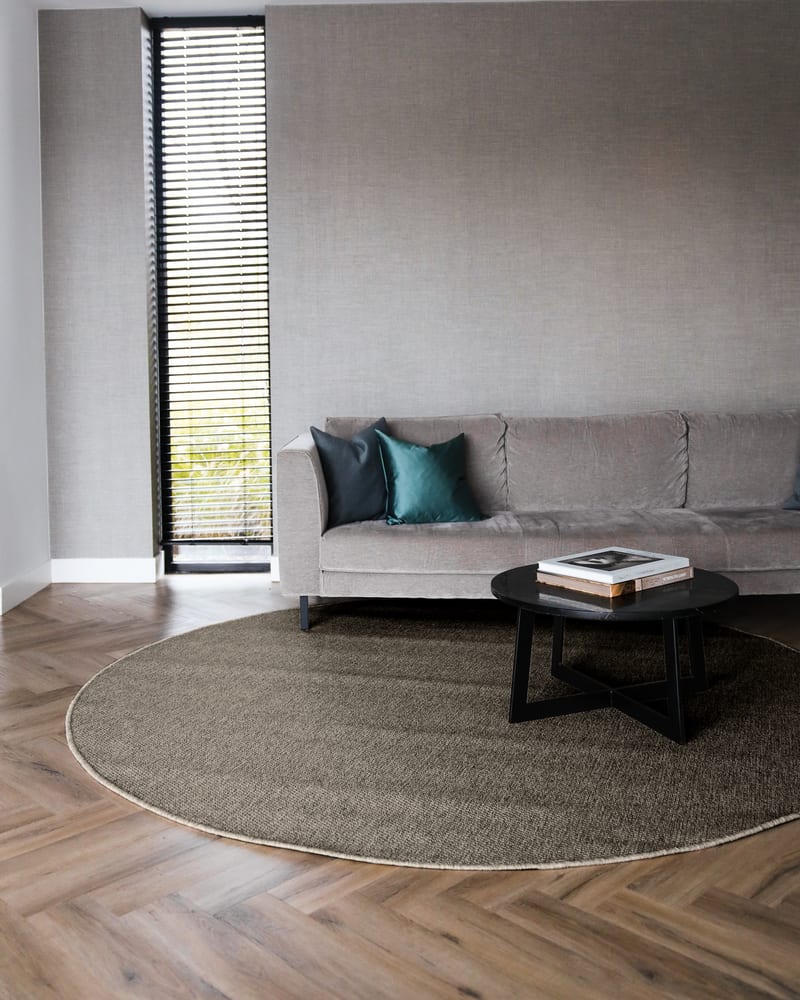 Floorpassion Firenze 16 - Rond laagpolig vloerkleed