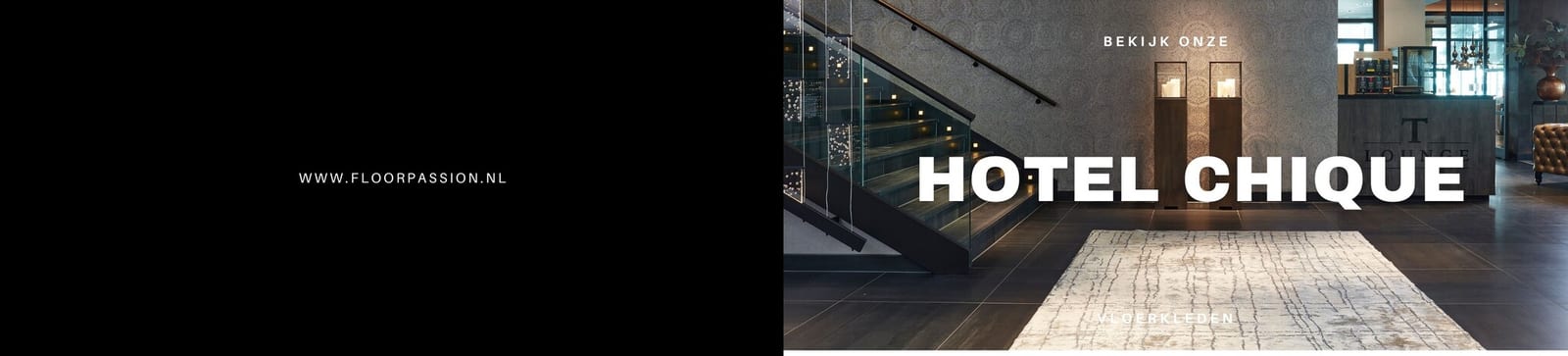 Hotel chique vloerkleed