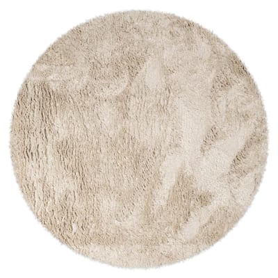 Floorpassion Lima 12 - Hoogpolig Rond Vloerkleed