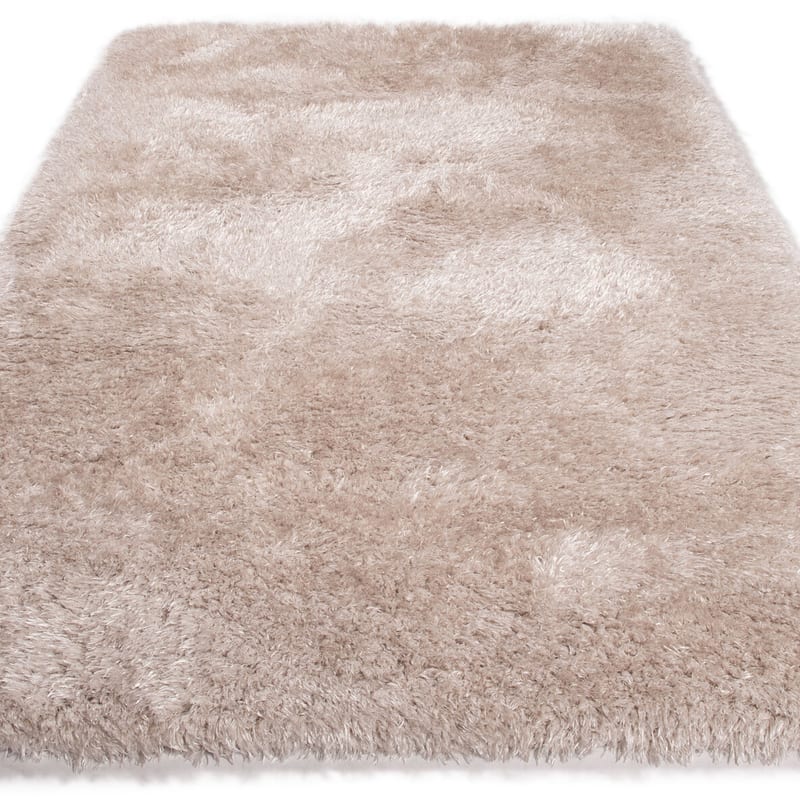 Lima 12 - Hoogpolig vloerkleed in Beige