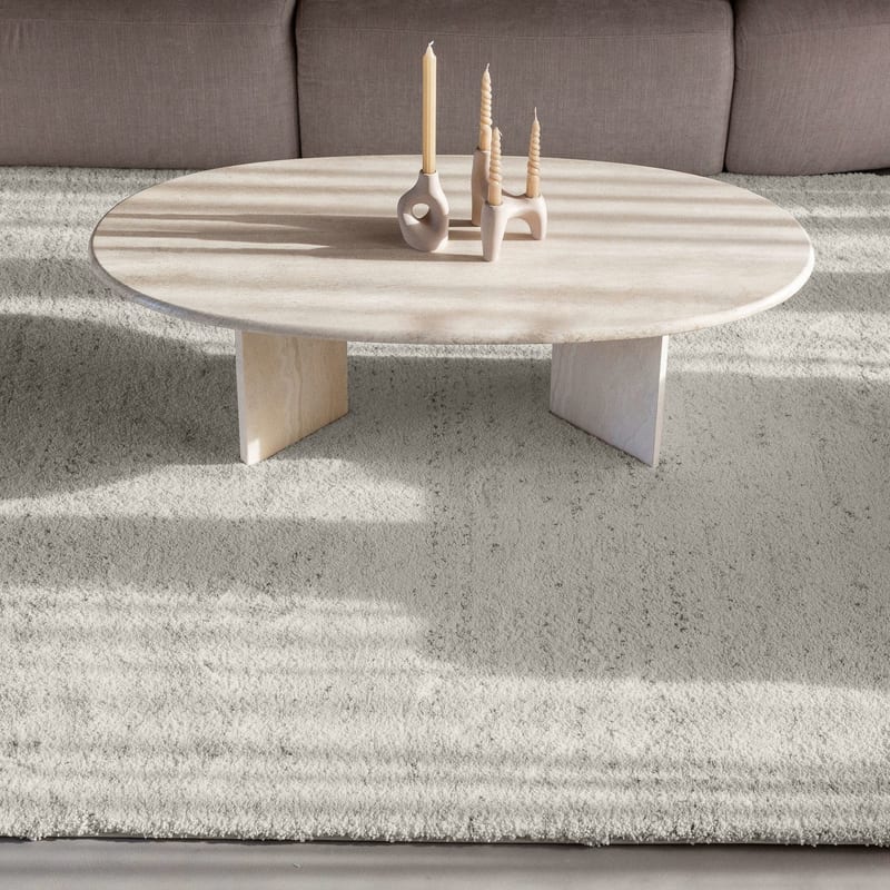 Amerie 14 - Hoogpolig vloerkleed in Beige