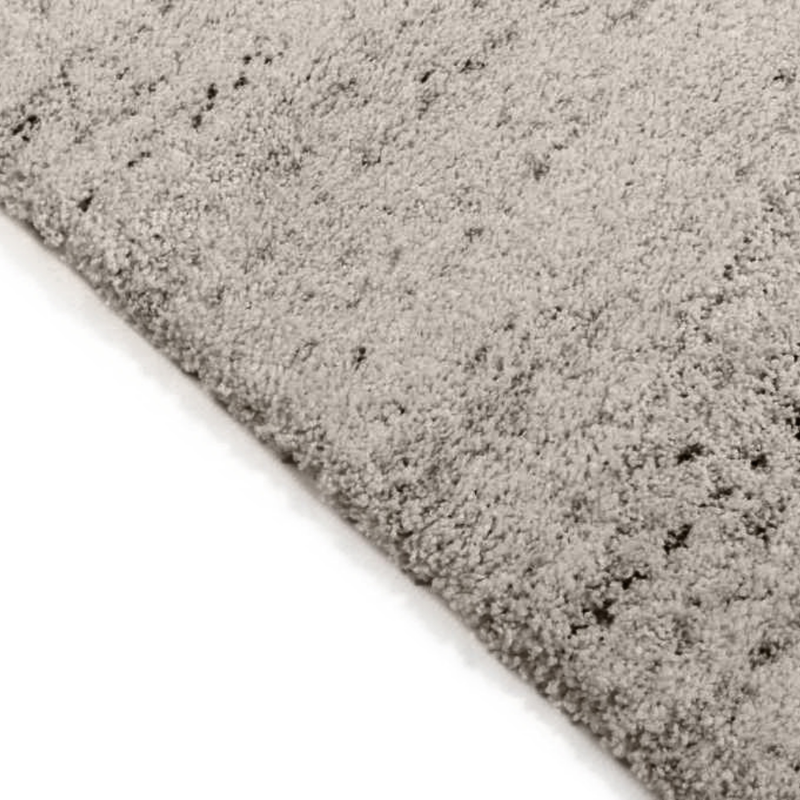 Amerie 16 - Rond Hoogpolig vloerkleed in Taupe