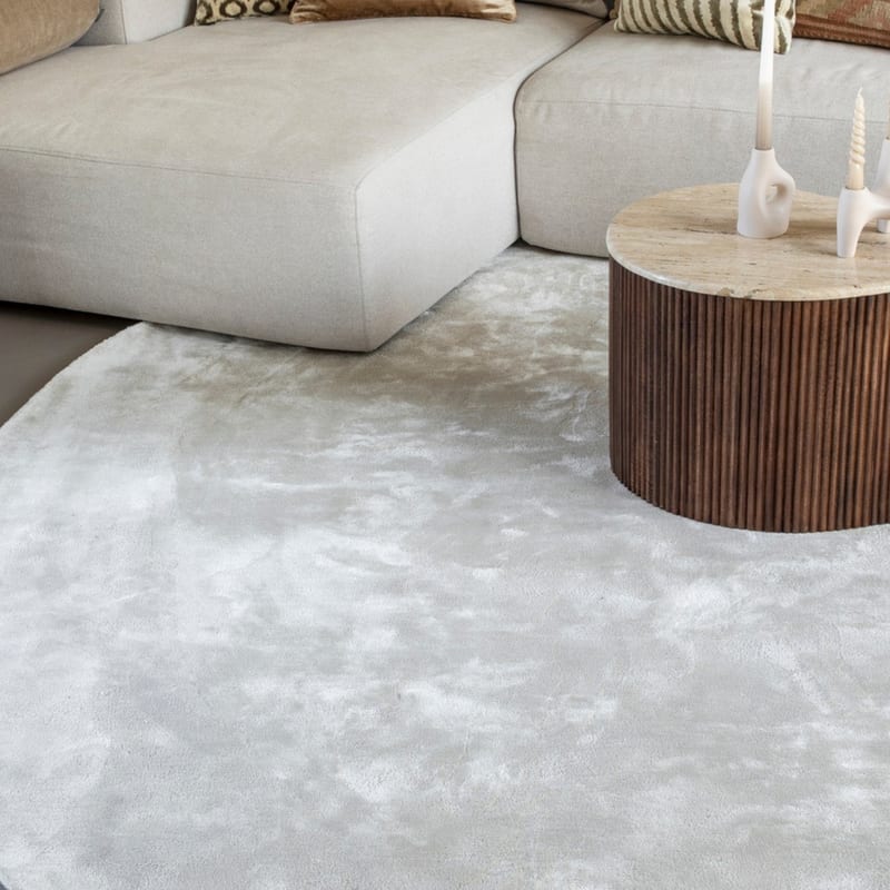Rond vloerkleed Hoogwaardig in Ivory White - Imperial 12