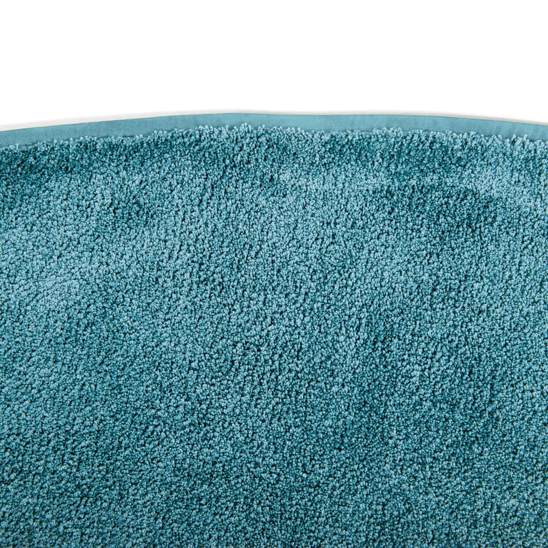 Frisco 32 - Rond effen vloerkleed in turquoise
