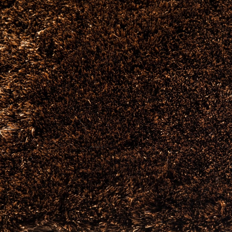 Reef 18 - Rond Velours Vloerkleed Donkerbruin