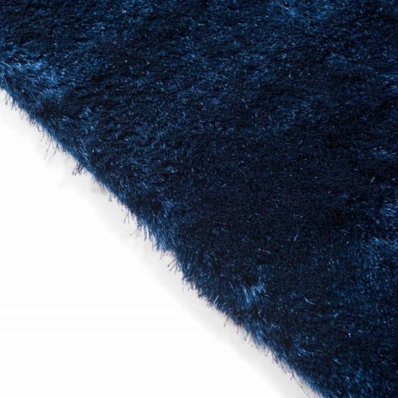 Reef 35 - Rond Velours Vloerkleed Kobalt blauw