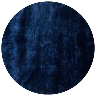 Floorpassion Reef 35 - Rond Velours Vloerkleed Kobalt blauw Floorpassion Reef 35 - Rond Velours Vloerkleed Kobalt blauw