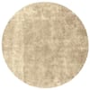 Floorpassion Reef 12 - Hoogpolig Rond vloerkleed in Crème kleur Floorpassion Reef 12 - Hoogpolig Rond vloerkleed in Crème kleur