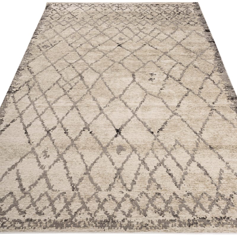 Tova 13 - Laagpolig Vloerkleed met asymmetrisch Patroon