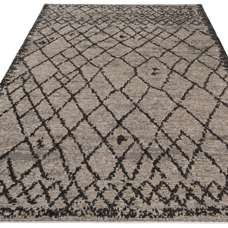 Tova 23 - Laagpolig Vloerkleed met asymmetrisch Patroon