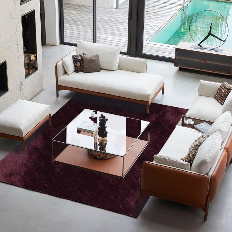 Mart Visser Vloerkleed Velvet Touch 48 - Berry Noir