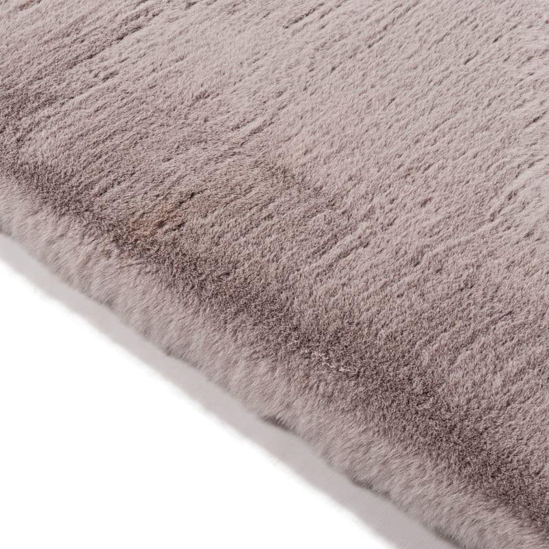 Hampton Mauve Grey 13 - hoogpolig vloerkleed in organische vorm