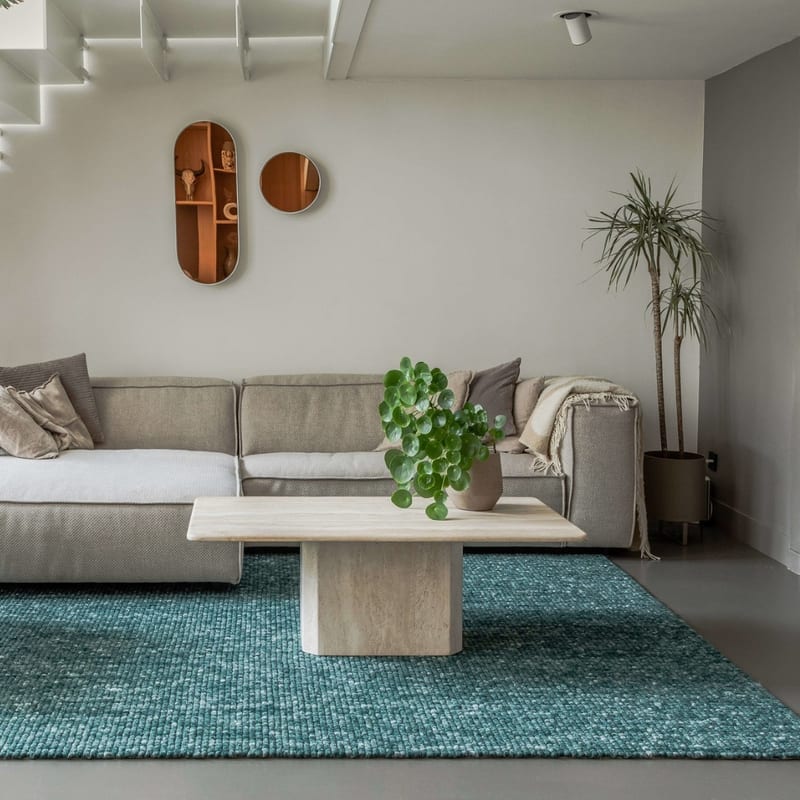 Beach Life 58 - Wollen vloerkleed Emerald Green