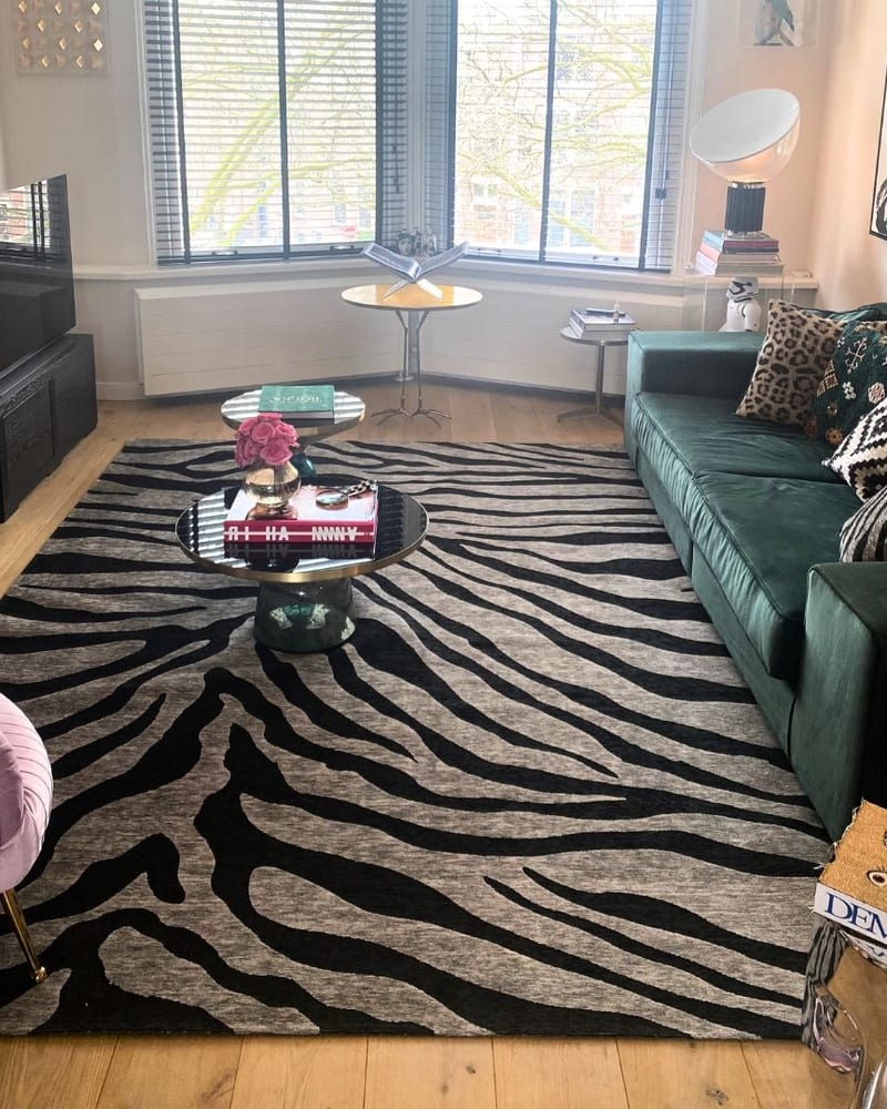 Fred van Leer Vloerkleed Serengeti Zebra - Fred van Leer