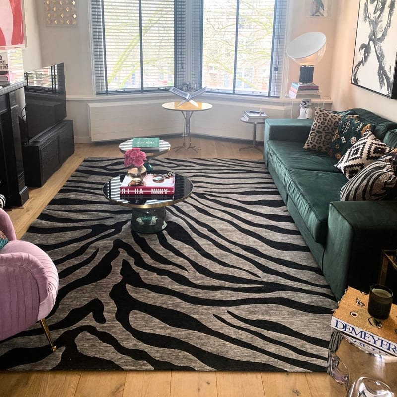 Vloerkleed Serengeti Zebra - Fred van Leer
