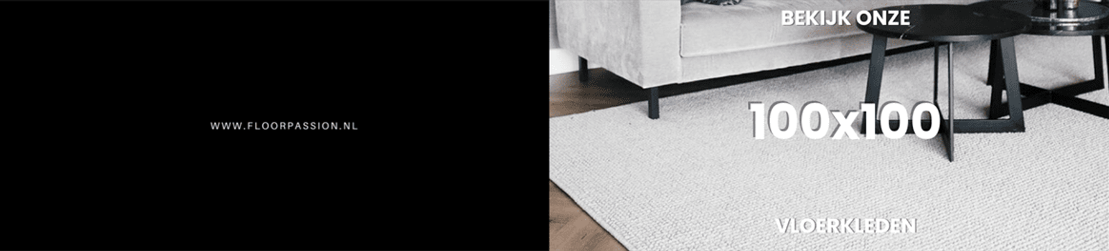 100x100 vloerkleed