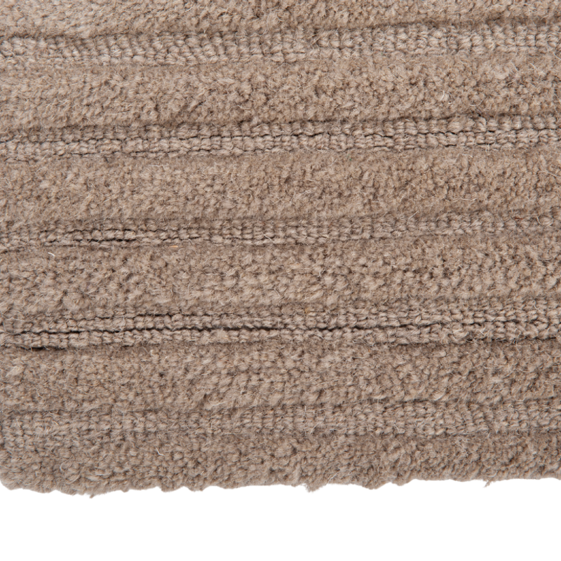 Rumi 13 - Carved wollen vloerkleed in beige kleursamenstelling