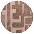 Aesthetic 42 rond - Soft Marsala
