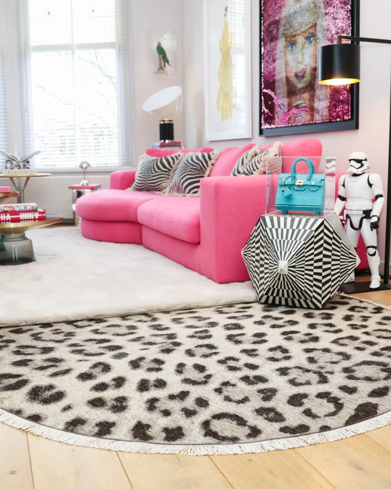 Fred van Leer Out of Africa Deluxe - rond vloerkleed - Floorpassion X Fred van Leer