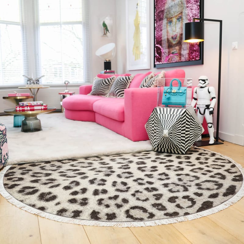 Out of Africa Deluxe - rond vloerkleed - Floorpassion X Fred van Leer