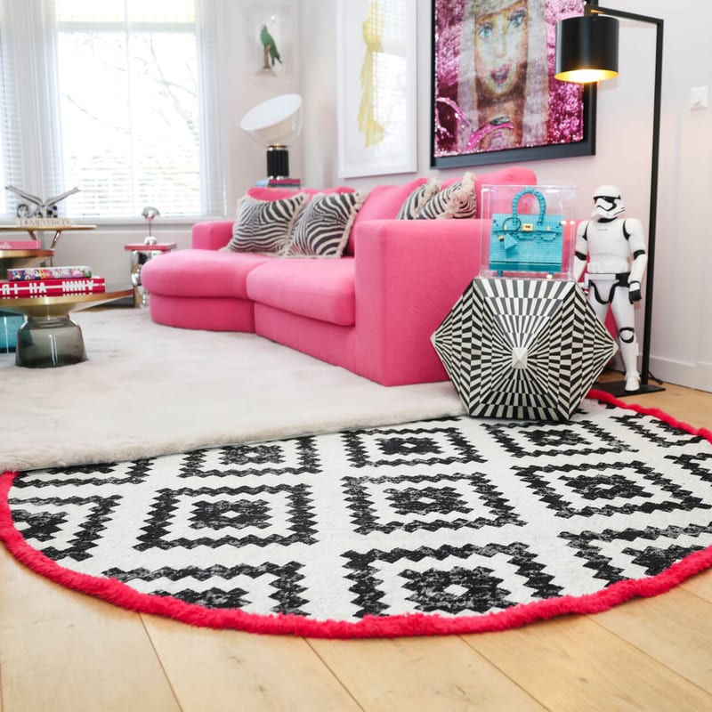 Touch of Maroc Deluxe - rond vloerkleed by Fred van Leer