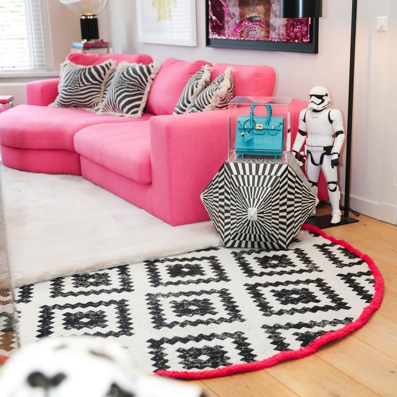 Touch of Maroc Deluxe - rond vloerkleed by Fred van Leer