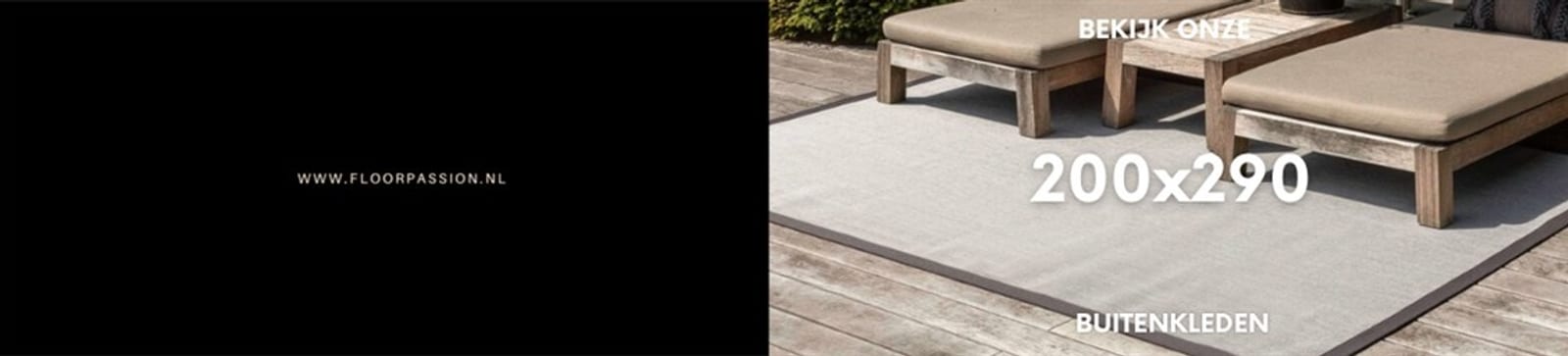 Buitenkleden 200x290