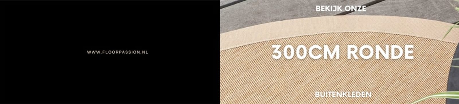Buitenkleed rond 300 cm