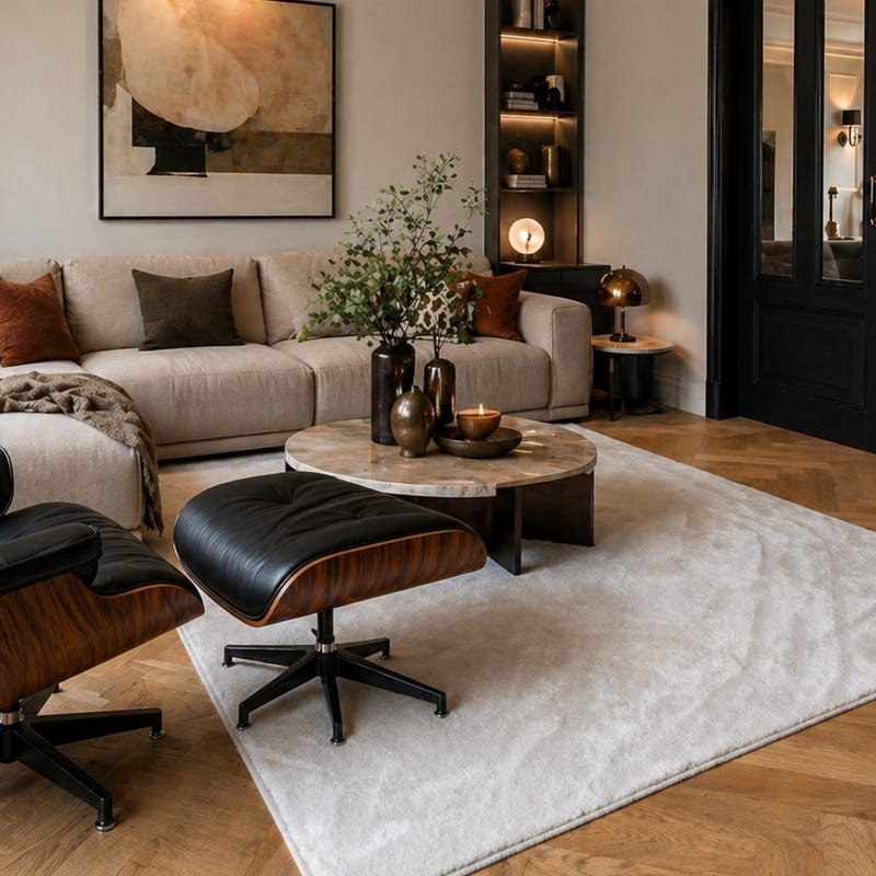Fay Soft Creamy 12 - zacht hoogpolig vloerkleed in roomwit