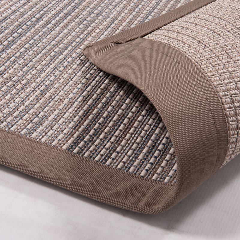 Napa 35 - Outdoor vloerkleed met blauwe details