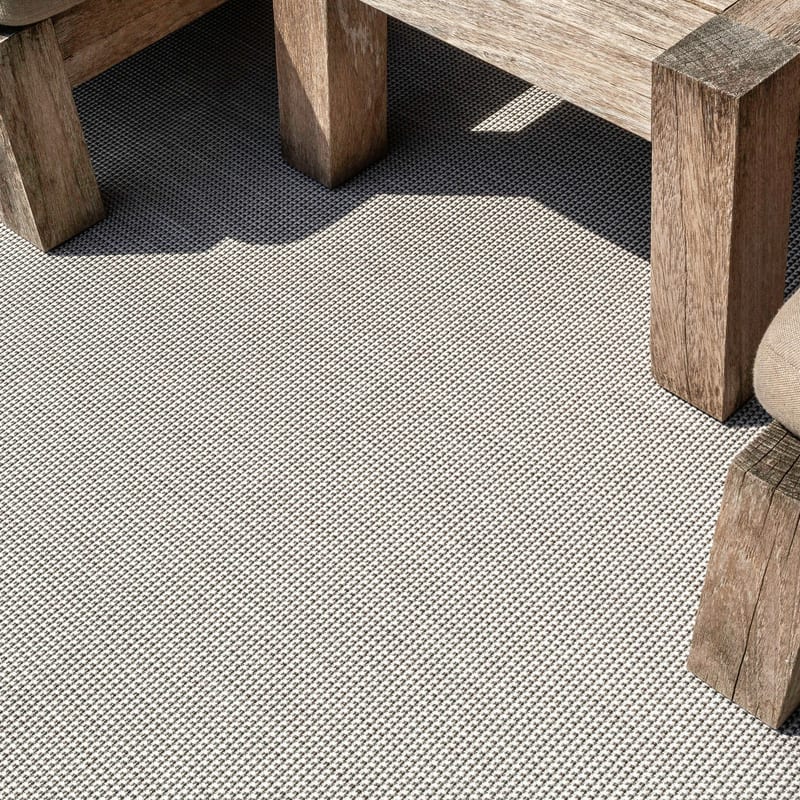 Outdoor ellips vloerkleed Botanique - Natural Grey