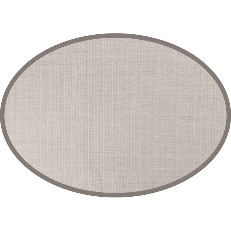 Outdoor ellips vloerkleed Botanique - Natural Grey