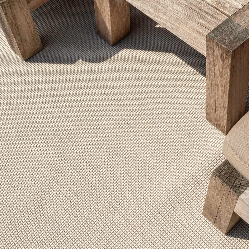 Outdoor vloerkleed Botanique ellips - Taupe