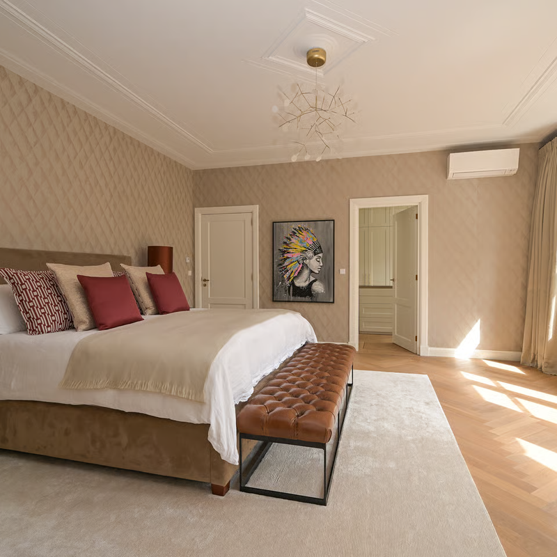 Sandro 13 - Hoogpolig vloerkleed in Pearl Beige