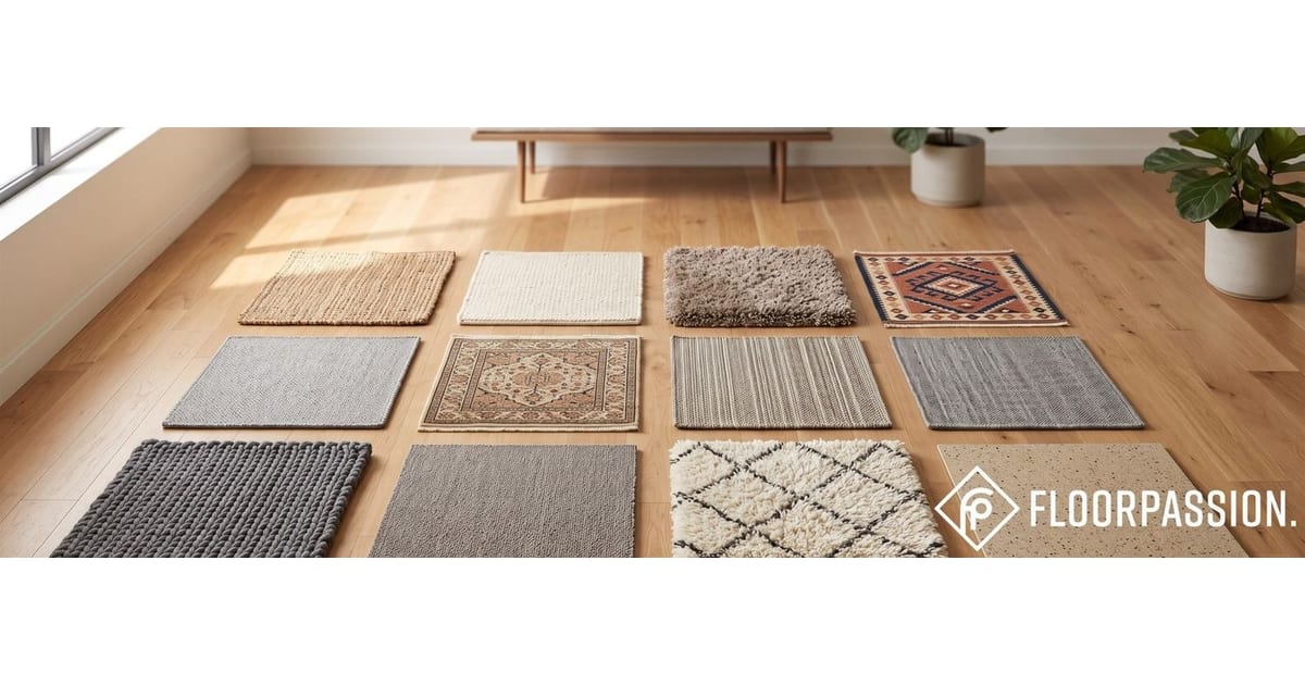 Vloerkleed termen en materialen uitgelegd