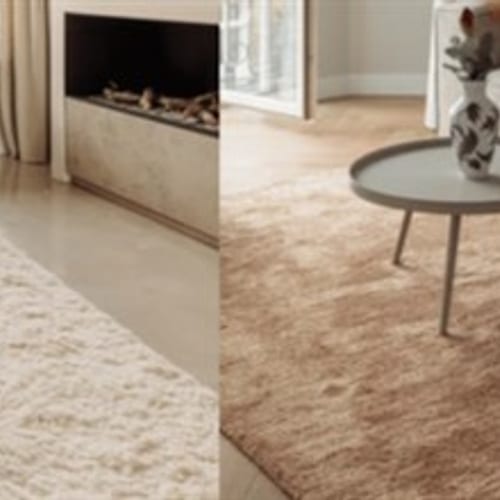 Welke kleur vloerkleed past bij een taupe bank?