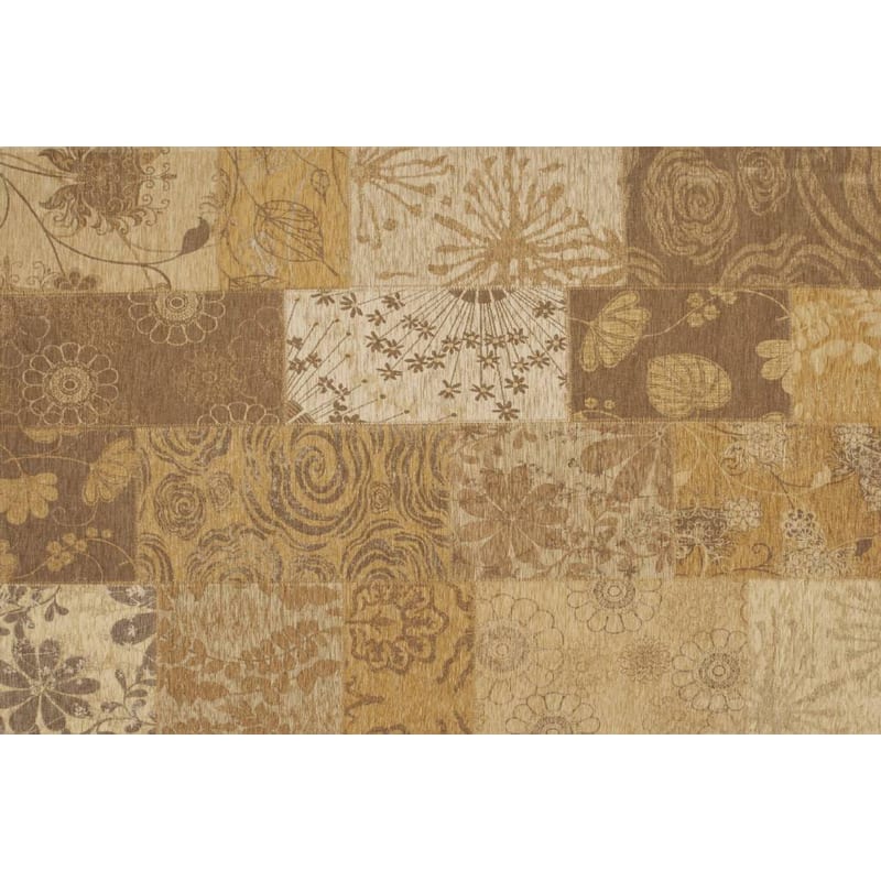 Chatel 13 - Prachtig patchwork vloerkleed in beige kleuren