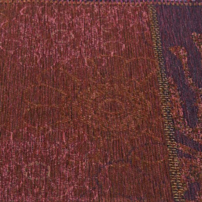 Chatel 48 - Patchwork vloerkleed met prachtig bloemendessin in het paars