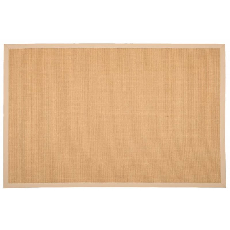 Premium 12 - Prachtig sisal vloerkleed in het beige met crème band