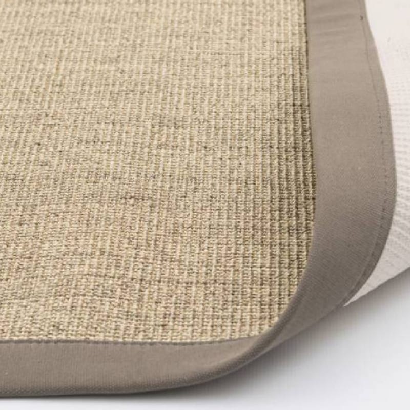 Premium 13 - Prachtig sisal vloerkleed in Beige met Taupe band