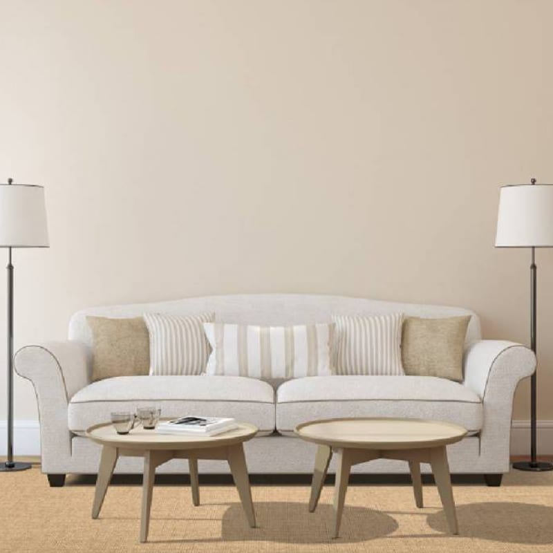 Premium 13 - Prachtig sisal vloerkleed in Beige met Taupe band