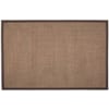 Floorpassion Premium 18 - Prachtig donkerbruin sisal vloerkleed met bijpassende band afwerking Floorpassion Premium 18 - Prachtig donkerbruin sisal vloerkleed met bijpassende band afwerking