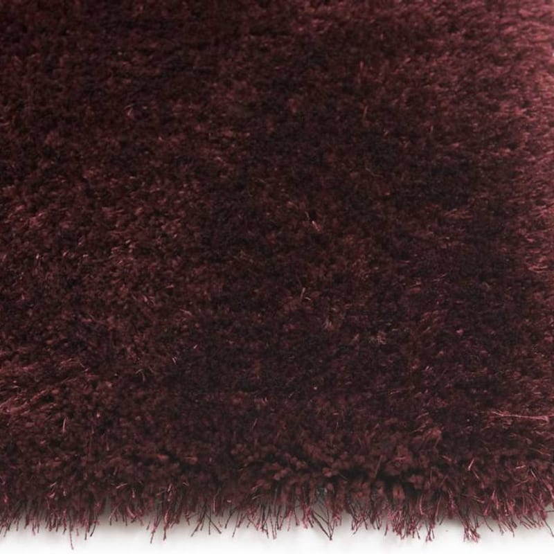 Ross 47 - Prachtig hoogpolig vloerkleed in bordeaux kleursamenstelling