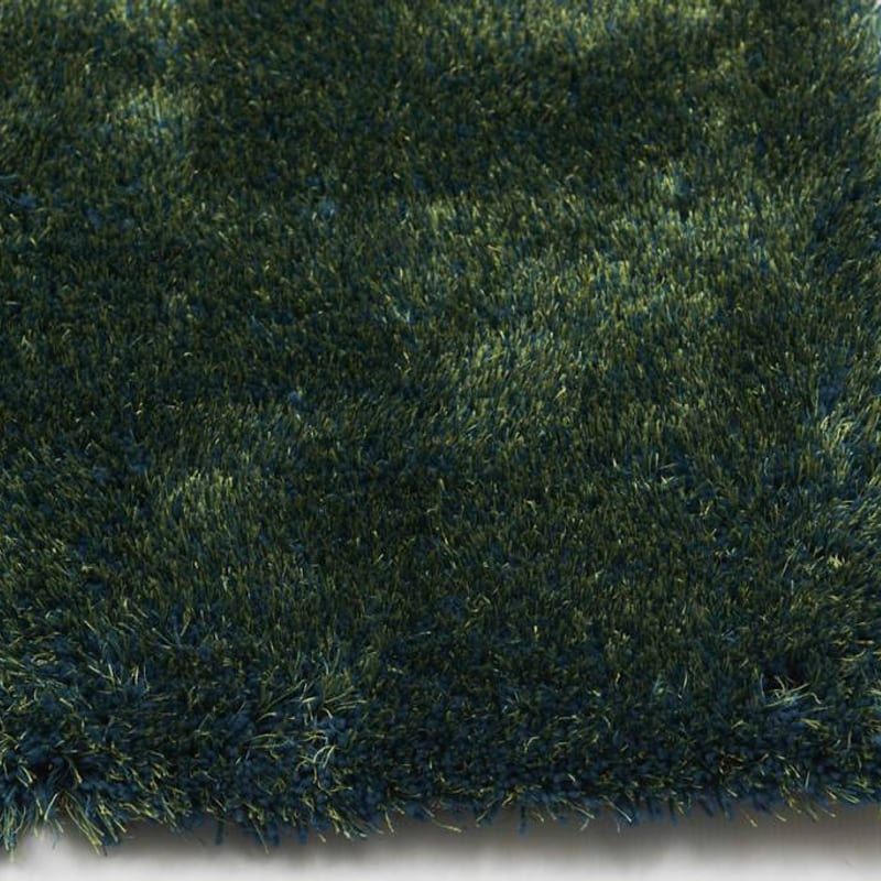 Ross 53 - Prachtig hoogpolig vloerkleed in blauw/groene kleursamenstelling