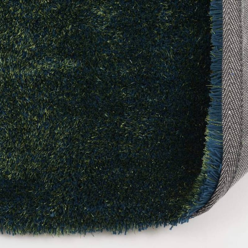 Ross 53 - Prachtig hoogpolig vloerkleed in blauw/groene kleursamenstelling